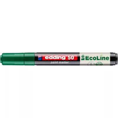 Lakkmarker, 2-3 mm, EDDING "50", zöld