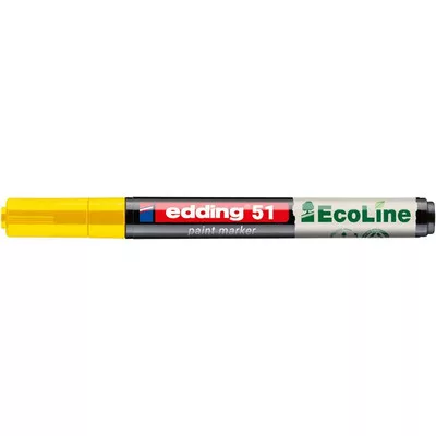 Lakkmarker, 1-2 mm, EDDING "51", sárga