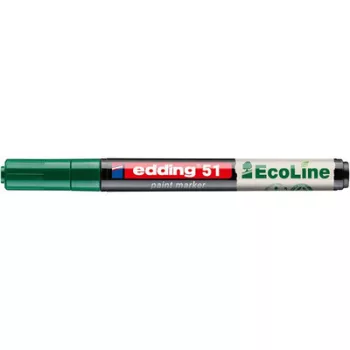 Lakkmarker, 1-2 mm, EDDING "51", zöld