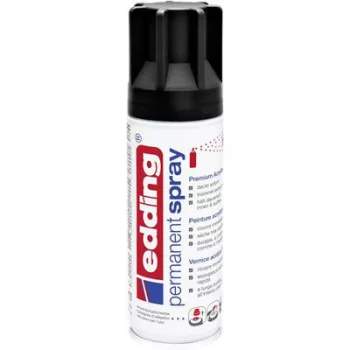   Akrilfesték spray, 200 ml, EDDING "5200", matt fekete