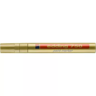 Lakkmarker, 2-4 mm, EDDING "750", arany 1 db