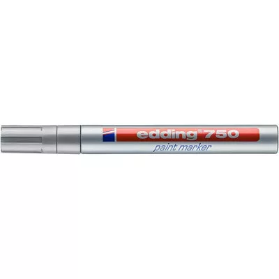 Lakkmarker, 2-4 mm, EDDING "750", ezüst 1 db