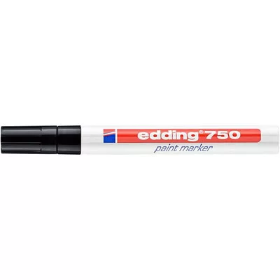 Lakkmarker, 2-4 mm, EDDING "750", fekete