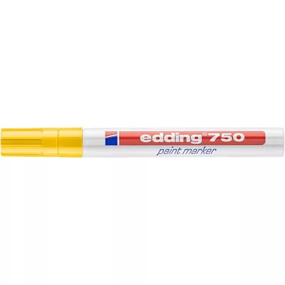 Lakkmarker, 2-4 mm, EDDING "750", sárga