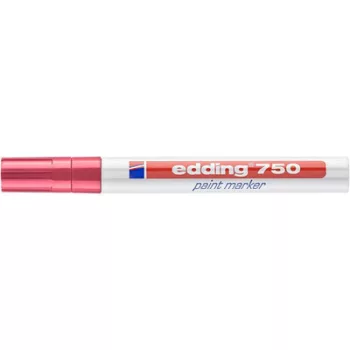 Lakkmarker, 2-4 mm, EDDING "750", piros