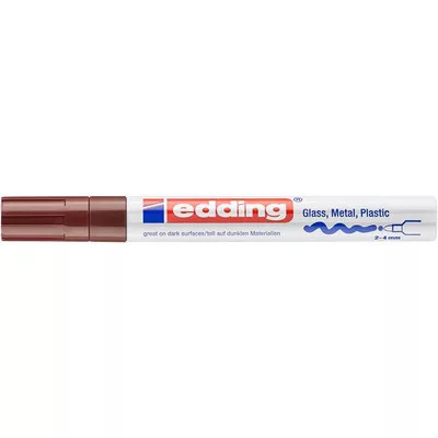 Lakkmarker, 2-4 mm, EDDING "750", barna