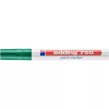 Lakkmarker, 2-4 mm, EDDING "750", zöld