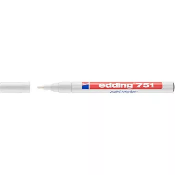 Lakkmarker, 1-2 mm, EDDING "751", fehér