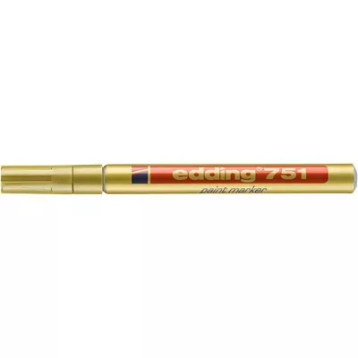 Lakkmarker, 1-2 mm, EDDING "751", arany