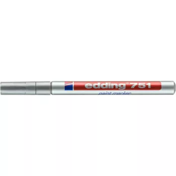 Lakkmarker, 1-2 mm, EDDING "751", ezüst