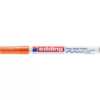 Lakkmarker, 1-2 mm, EDDING "751", narancssárga