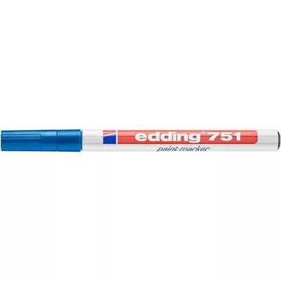 Lakkmarker, 1-2 mm, EDDING "751", sötétkék 1 db