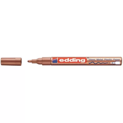 Lakkmarker, 1-2 mm, EDDING "751", vörösréz