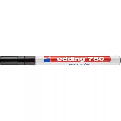 Lakkmarker, 0,8 mm, EDDING "780", fekete