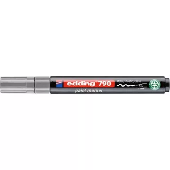 Lakkmarker, 2-3 mm, PCR, EDDING "790", ezüst
