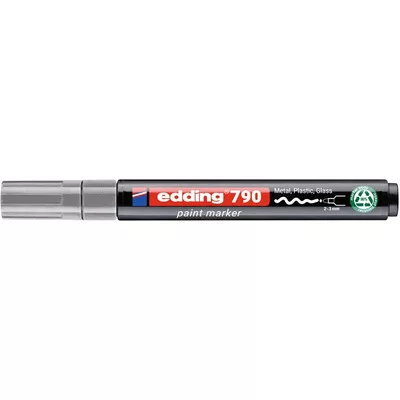 Lakkmarker, 2-3 mm, PCR, EDDING "790", ezüst