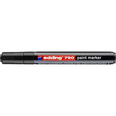 Lakkmarker, 2-3 mm, EDDING "790", fekete