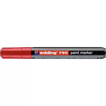 Lakkmarker, 2-3 mm, EDDING "790", piros