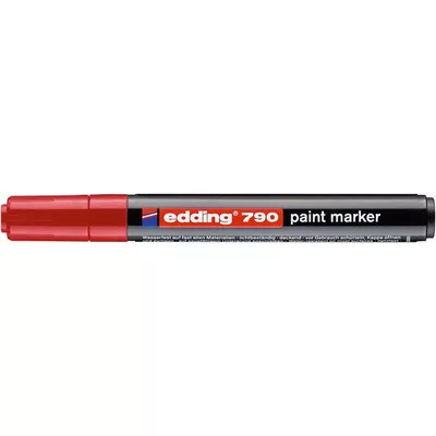 Lakkmarker, 2-3 mm, EDDING "790", piros