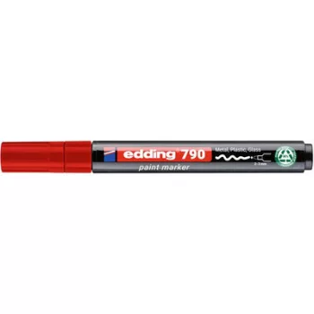 Lakkmarker, 2-3 mm, PCR, EDDING "790", piros