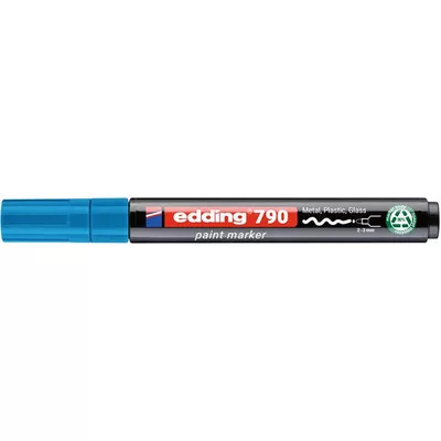 Lakkmarker, 2-3 mm, PCR, EDDING "790", világoskék