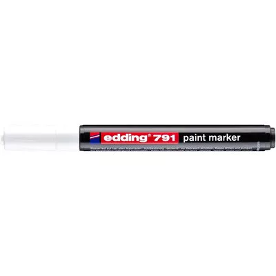 Lakkmarker, 1-2 mm, EDDING "791", fehér 1 db