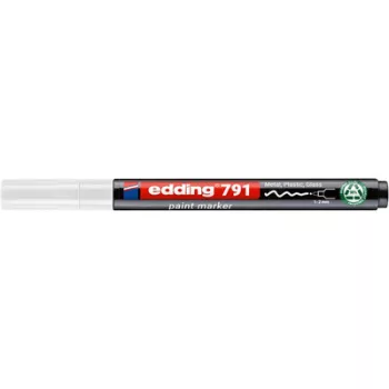 Lakkmarker, 1-2 mm, PCR, EDDING "791", fehér