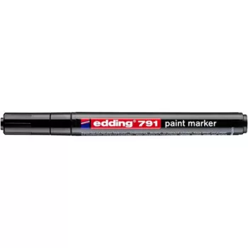 Lakkmarker, 1-2 mm, EDDING "791", fekete