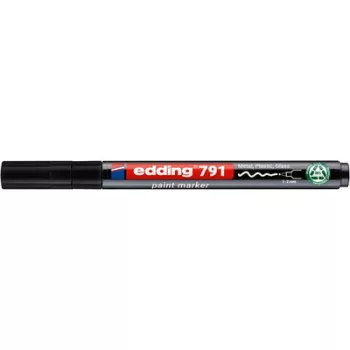 Lakkmarker, 1-2 mm, PCR, EDDING "791", fekete