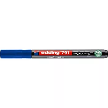 Lakkmarker, 1-2 mm, PCR, EDDING "791", kék
