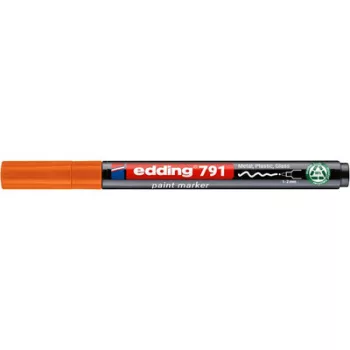 Lakkmarker, 1-2 mm, PCR, EDDING "791", narancs
