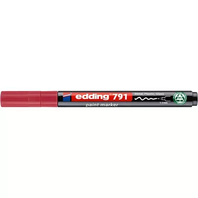 Lakkmarker, 1-2 mm, PCR, EDDING "791", rózsaszín