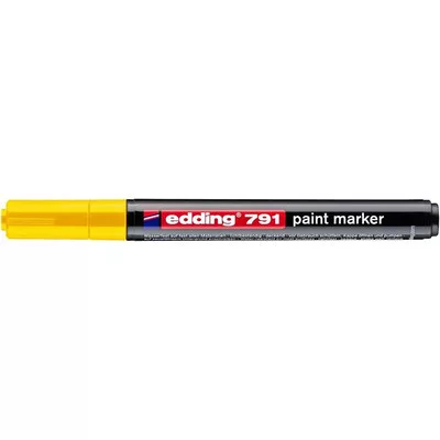 Lakkmarker, 1-2 mm, PCR, EDDING "791", sárga