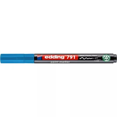 Lakkmarker, 1-2 mm, PCR, EDDING "791", világoskék