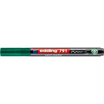 Lakkmarker, 1-2 mm, PCR, EDDING "791", zöld