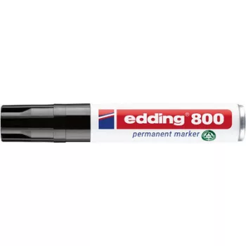   Alkoholos marker, 4-12 mm, vágott, EDDING "800", fekete 1 db