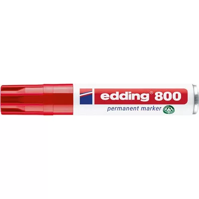 Alkoholos marker, 4-12 mm, vágott, EDDING "800", piros 1 db