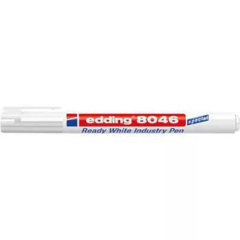  Alkoholos marker, 1-3 mm, kúpos, ipari, EDDING "8046", fehér 1 db