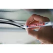 Alkoholos marker, 1-3 mm, kúpos, ipari, EDDING "8046", fehér 1 db
