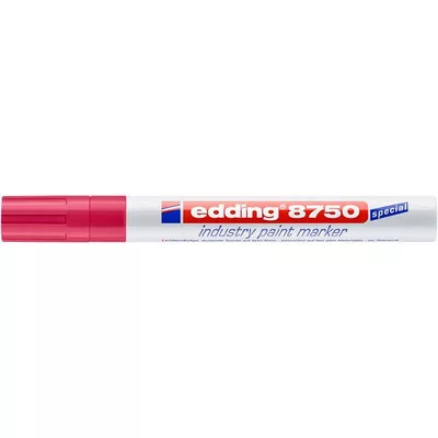 Lakkmarker, 2-4 mm, EDDING, "8750", piros