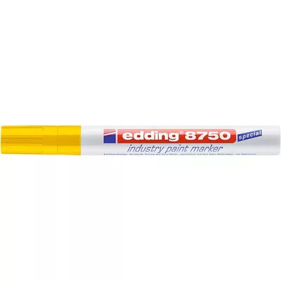 Lakkmarker, 2-4 mm, EDDING, "8750", sárga