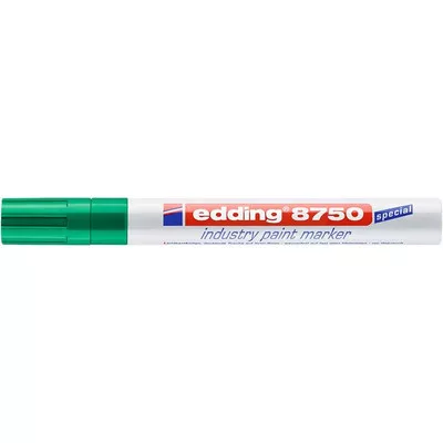 Lakkmarker, 2-4 mm, EDDING, "8750", zöld
