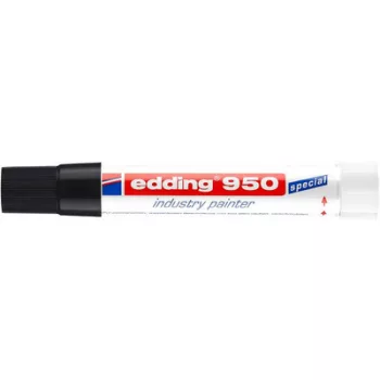   Jelölő marker, 10 mm, kúpos, EDDING "950", fekete 1 db
