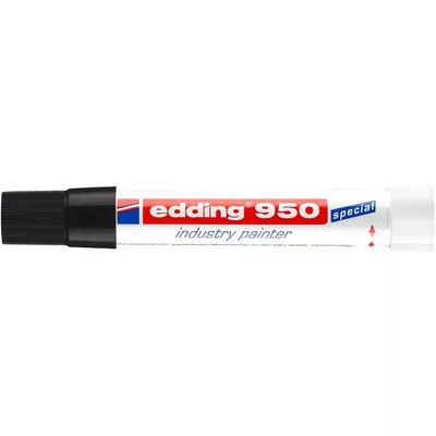 Jelölő marker, 10 mm, kúpos, EDDING "950", fekete 1 db