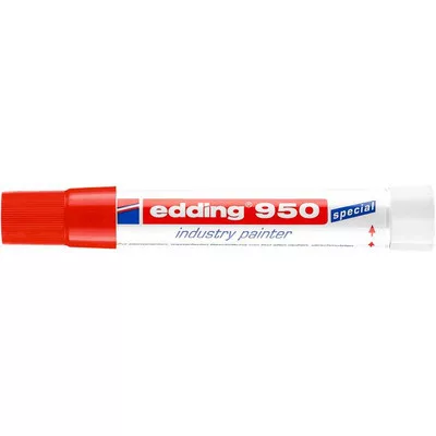 Jelölő marker, 10 mm, kúpos, EDDING "950", piros 1 db