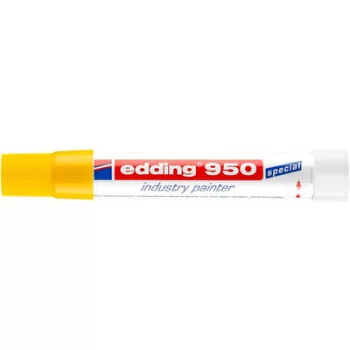   Jelölő marker, 10 mm, kúpos, EDDING "950", sárga 1 db