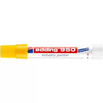 Jelölő marker, 10 mm, kúpos, EDDING "950", sárga 1 db