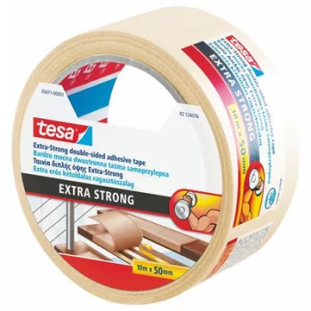   Ragasztószalag, kétoldalas, extra erős, 50 mm x 10 m, TESA "Extra Strong" 10 méter