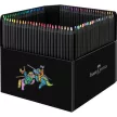 Színes ceruza készlet, háromszögletű, FABER-CASTELL "Black Edition",  100 különböző szín 100 db