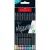 Színes ceruza készlet, háromszögletű, FABER-CASTELL "Black Edition",  12 különböző metál szín 12 db